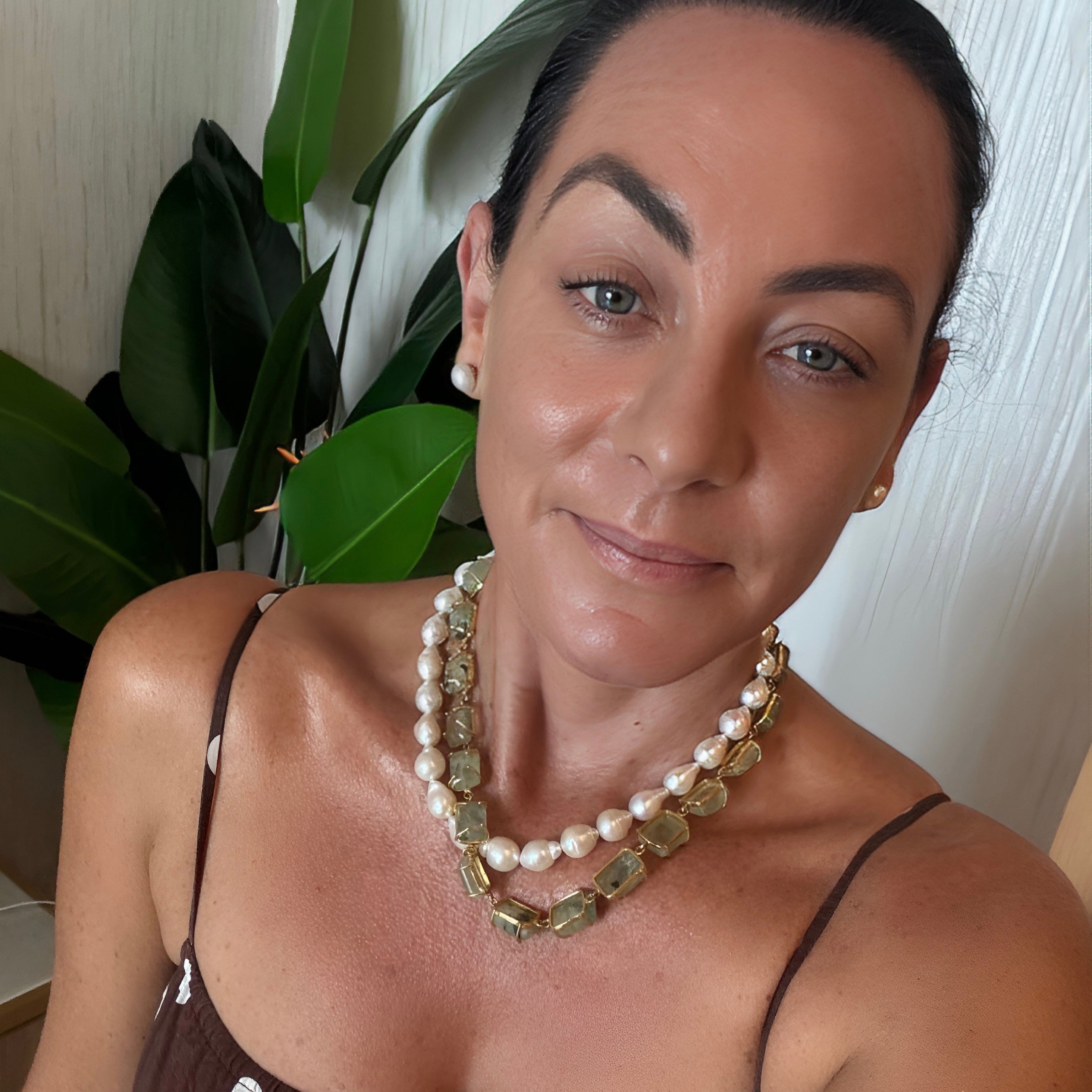 Handcrafted Elina Pearl Necklace — fine pearl jewellery made in Western Australia