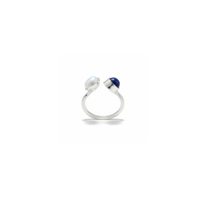 Daisy Ring Lapis Luzli