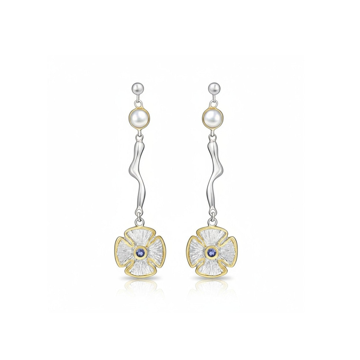 Celestial Pansy Earrings