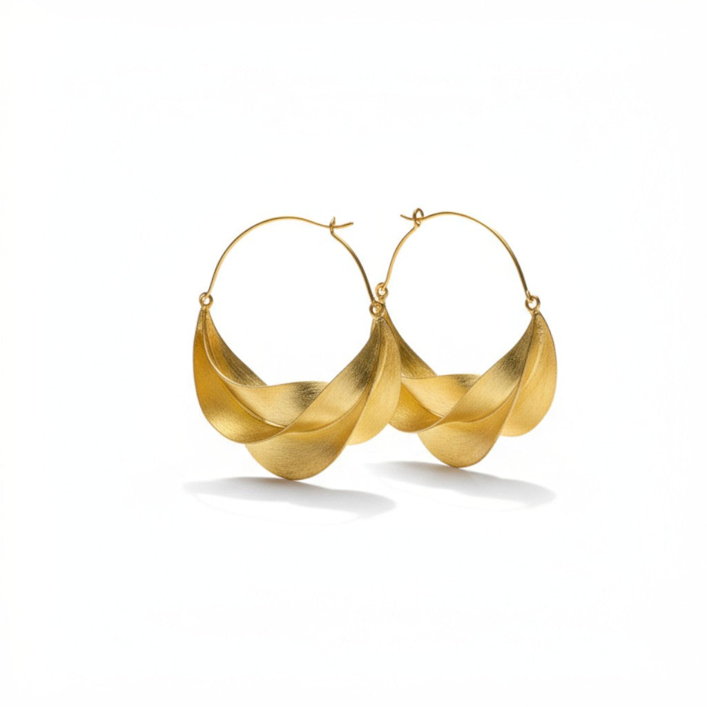 Hestia Feather Hoops