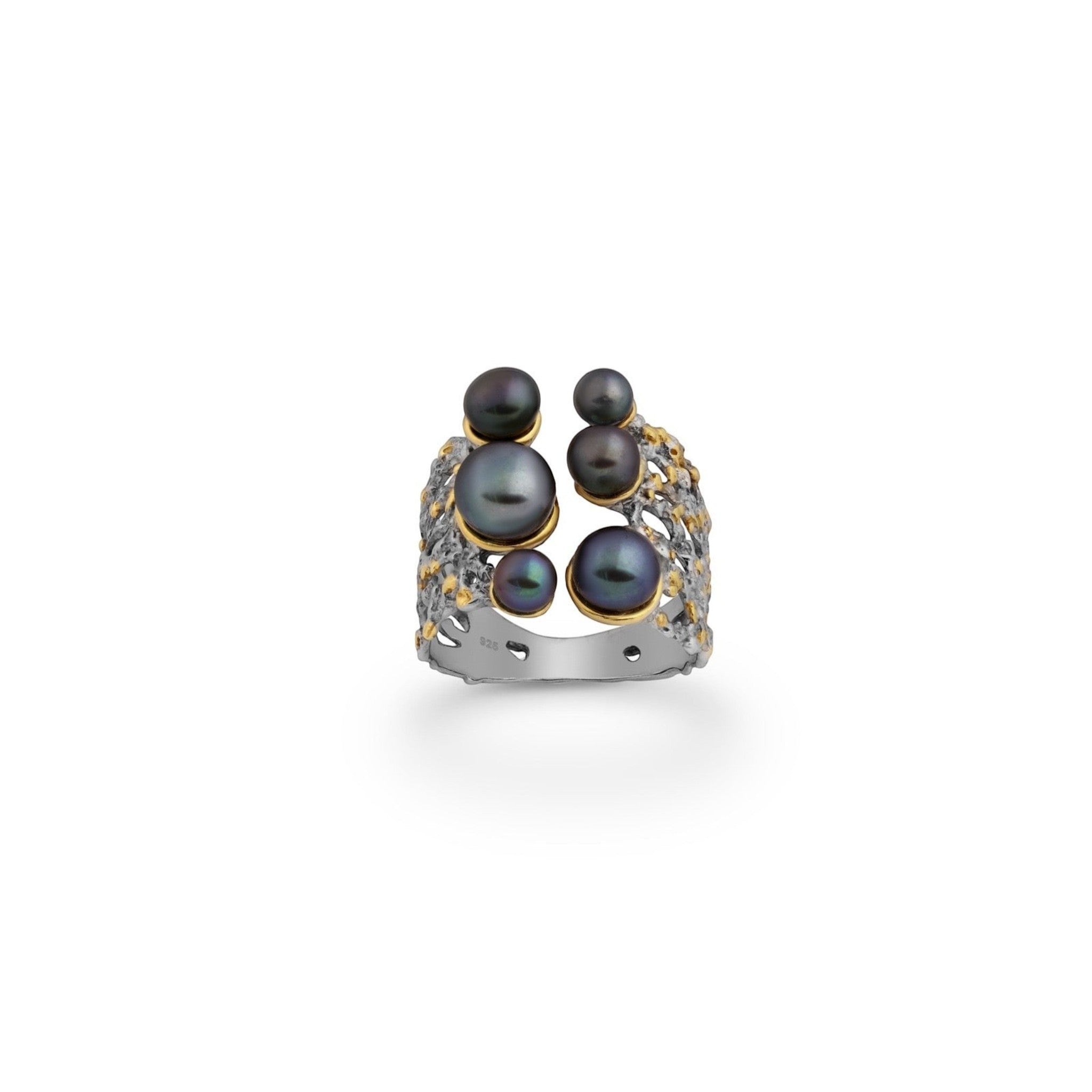Sculptural handmade ring with ocean-inspired design — Cordelia collection, Tania Claire Australia