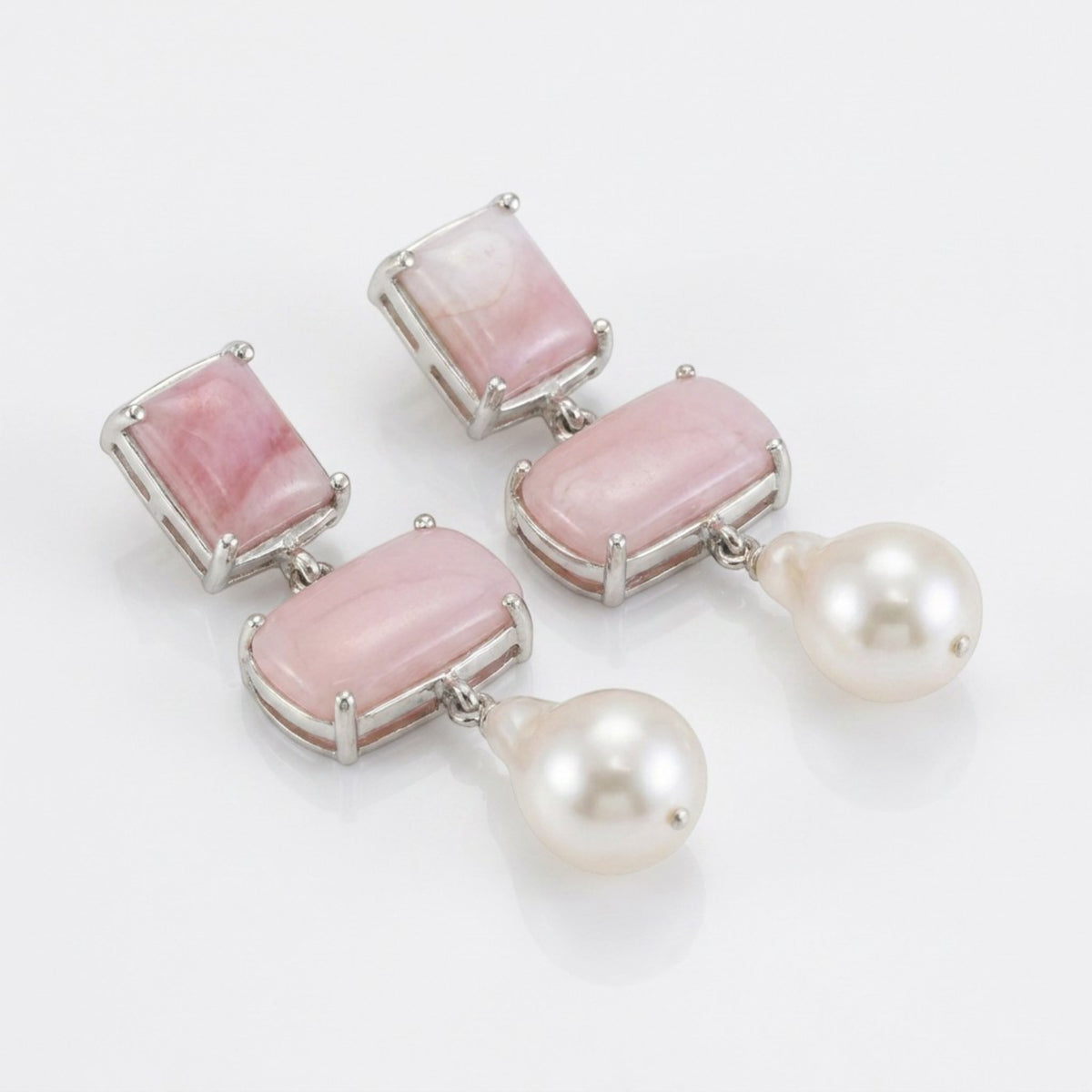 Iris Pearl Drop In Pink Opal