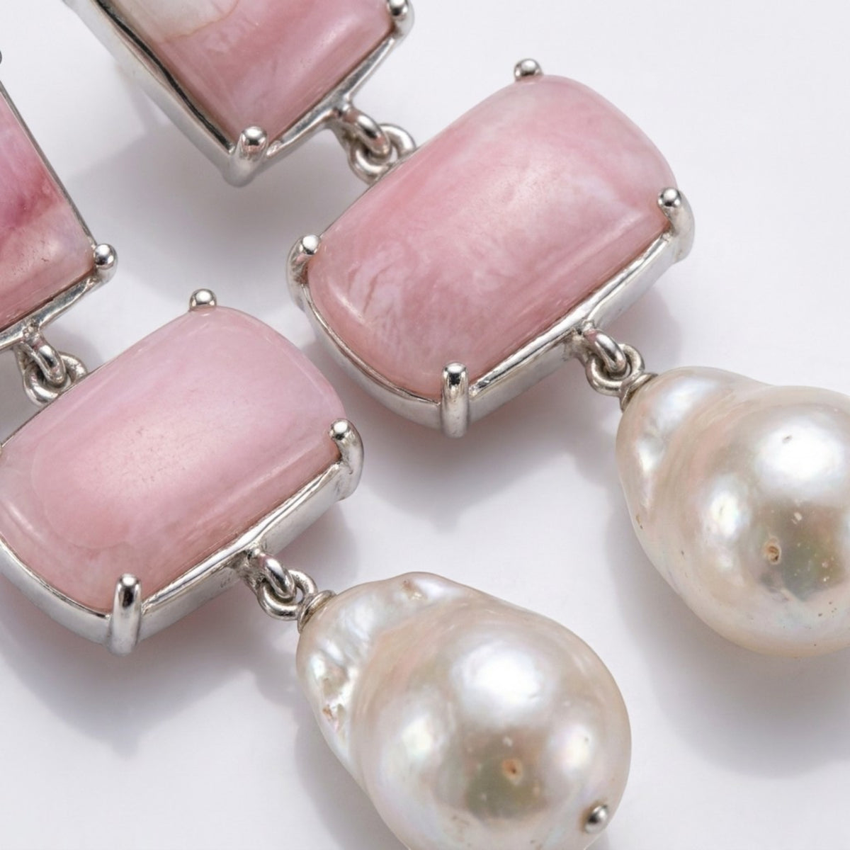 Iris Pearl Drop In Pink Opal