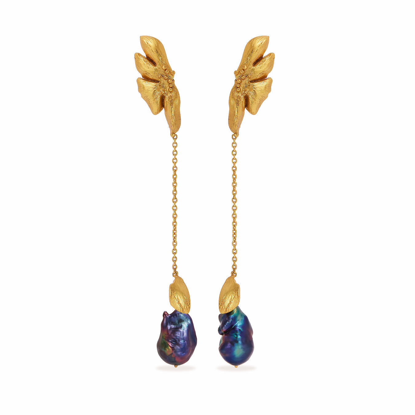 Iridesca Pearl Drop Earrings