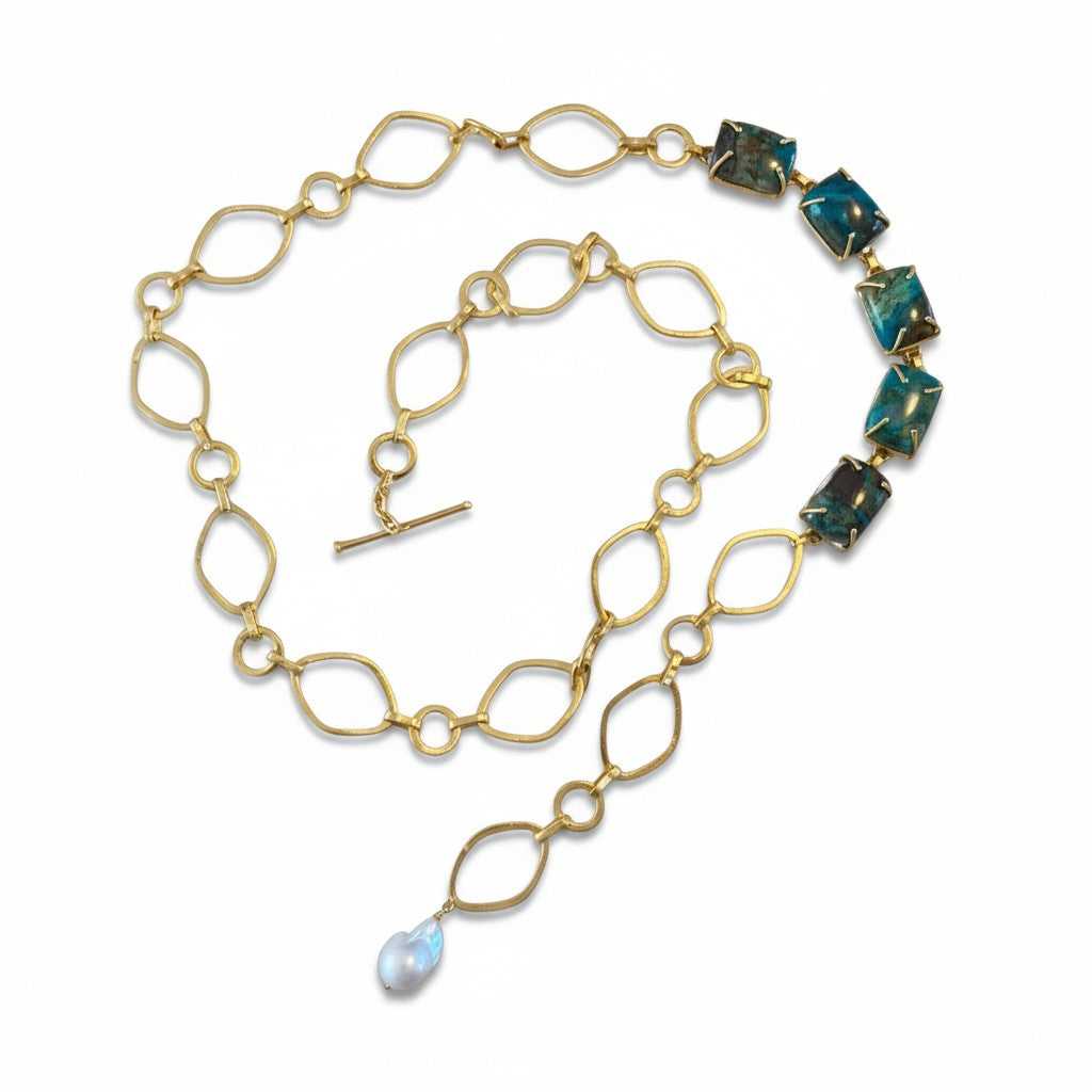 Sara Gemstone Chain Belt