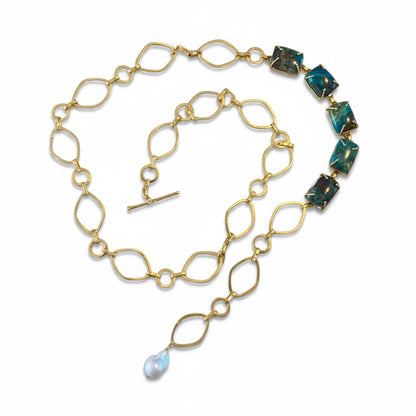 Sara Gemstone Chain Belt