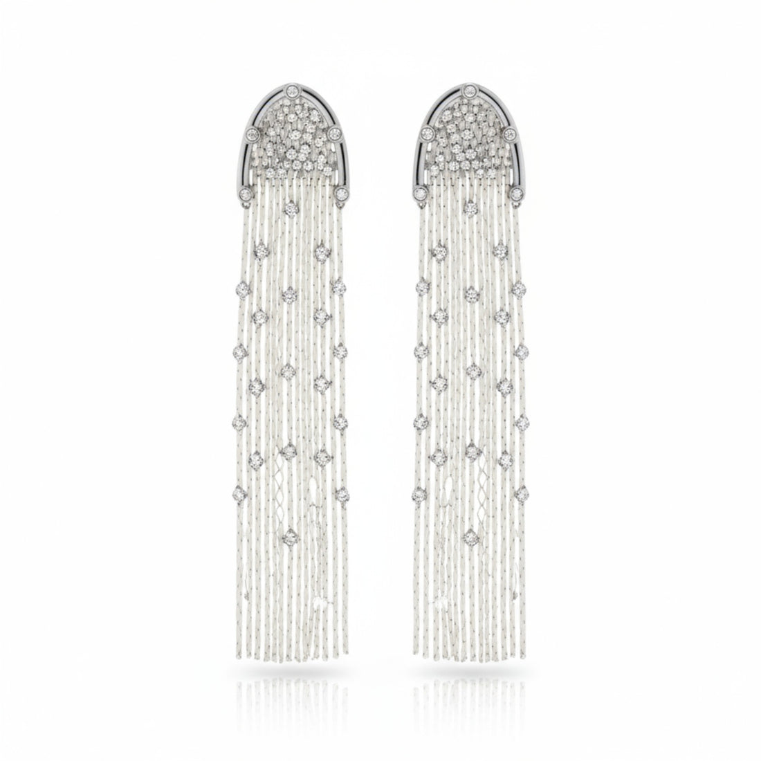 Amber Fringe Earrings