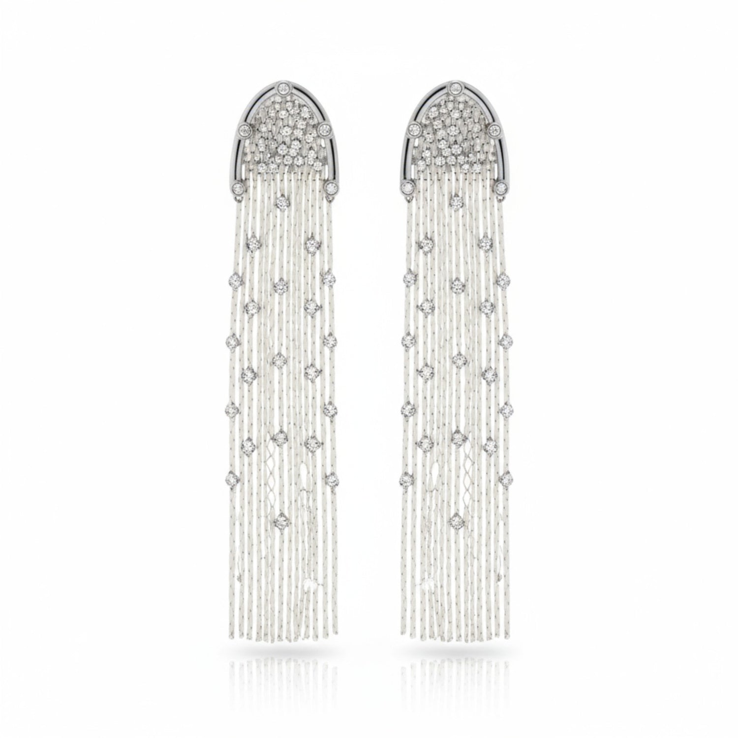 Amber Fringe Earrings