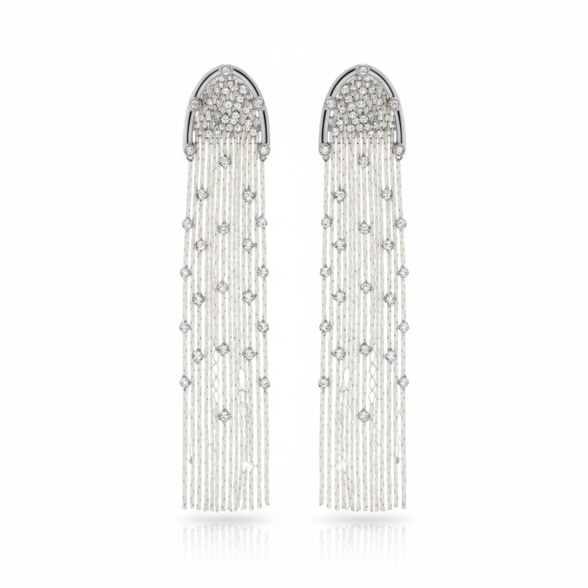 Amber Fringe Earrings