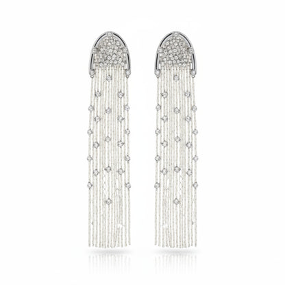 Amber Fringe Earrings