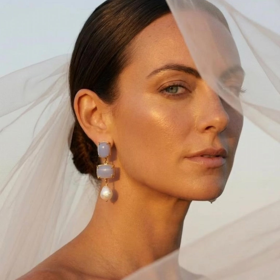 Iris Drop Earrings