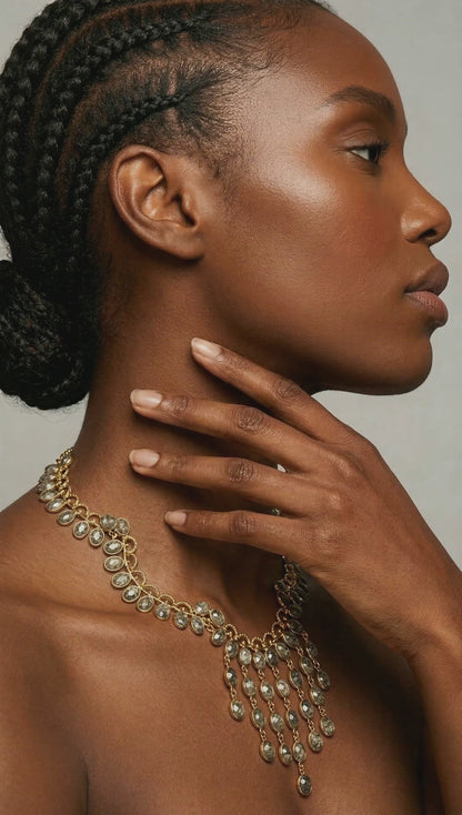 Gilded Lace Necklace