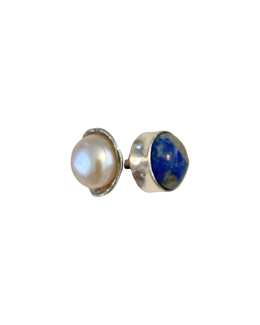 Daisy Pearl & Lapis Ring